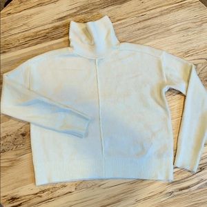 Banana Republic Funnel Neck Cream Sweater